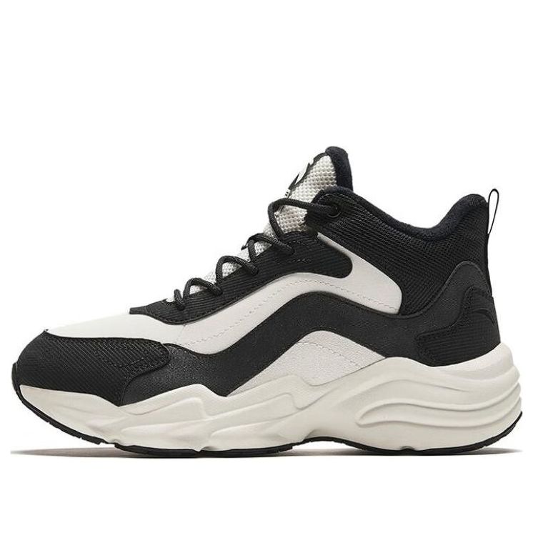 (WMNS) ANTA Life Series Sneakers High 'Black White' 922358984-4
