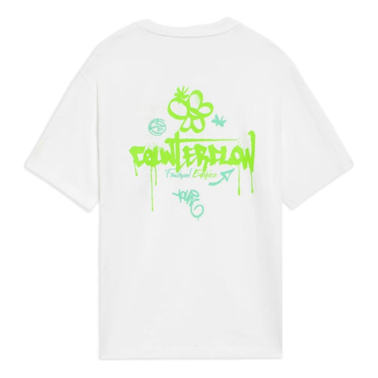 Li-Ning Counterflow Graphic Loose Fit T-shirt 'White' AHSS589-5