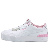 (WMNS) PUMA Carina Lift Casual Board Shoes White/Pink 373031-10