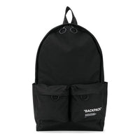 Off-White c/o Virgil Abloh Men's Black Quote Backpack Black OMNB003S190740311001