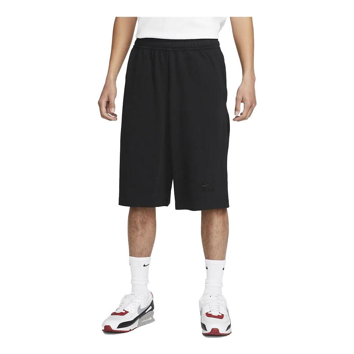 Nike Air Oversized Fleece Shorts 'Black' DX0155-010