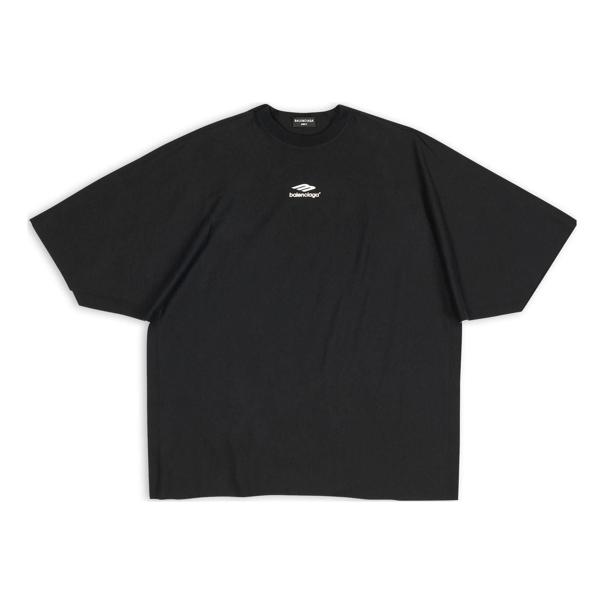 (WMNS) Balenciaga 3B Sports Icon Flat T-Shirt 'Black' 704032TMVJ71070