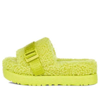 (WMNS) UGG Fluffita Thick Sole Yellow Slippers 1113475-SLFR