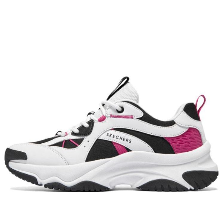 (WMNS) Skechers Moonhiker 'White Black Pink' 177590-WBK