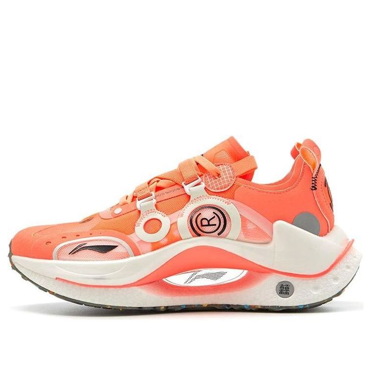 (WMNS) Li-Ning CRC 'Neon Orange White' AZGS022-4