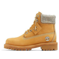 (WMNS) Timberland x Jimmy Choo 6 Inch Crystal Boots 'Wheat Nubuck with Crystals' A4274
