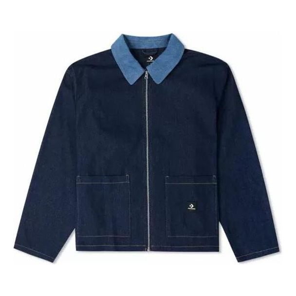 Converse Denim Shirt Jacket 'Night Indigo' 10024867-A01