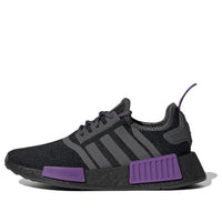 (GS) adidas originals NMD_R1 'Black Grey Active Purple' GX5694