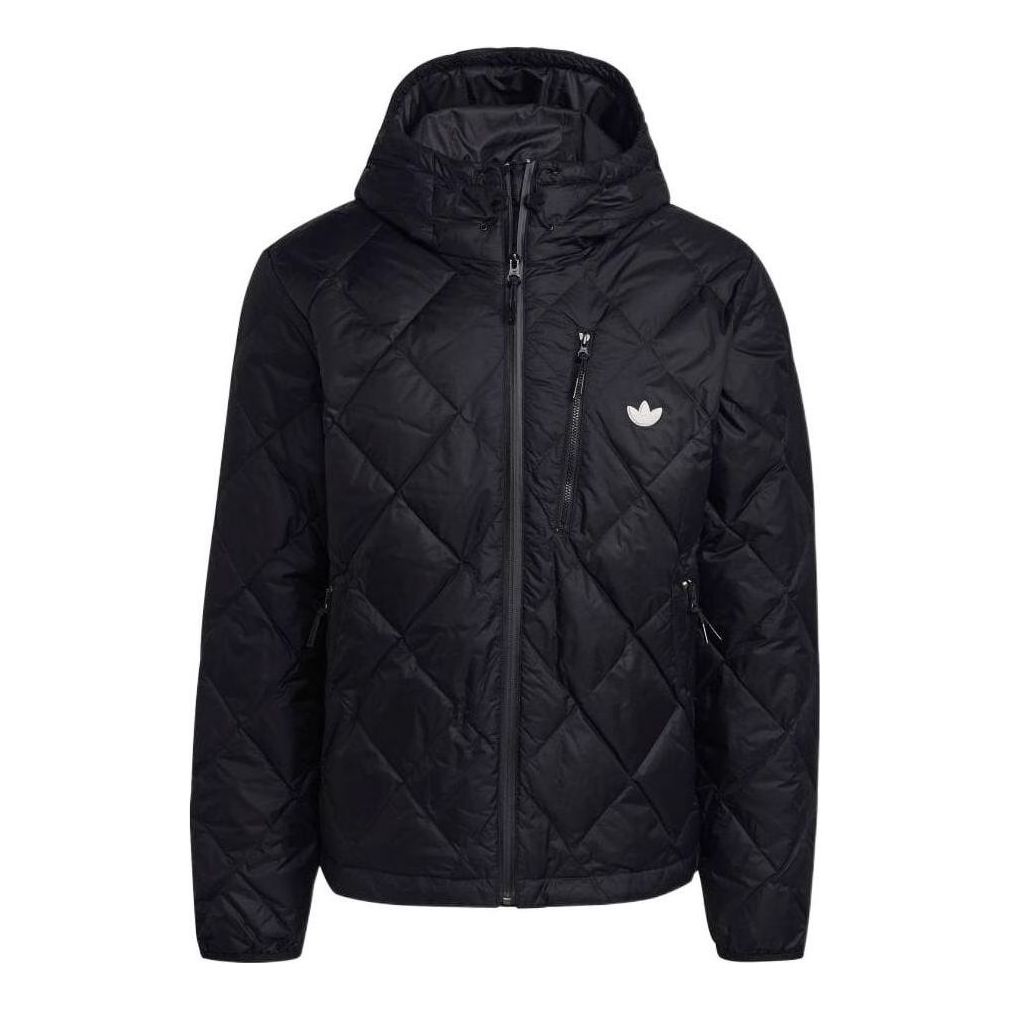 adidas Original Down Quilted Puffer Jacket 'Black' HL9205