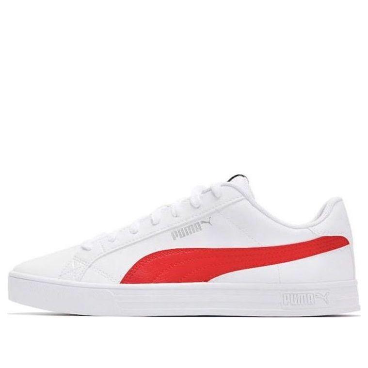 PUMA Smash Vulc V3 Lo 'White High Risk Red' 380752-04