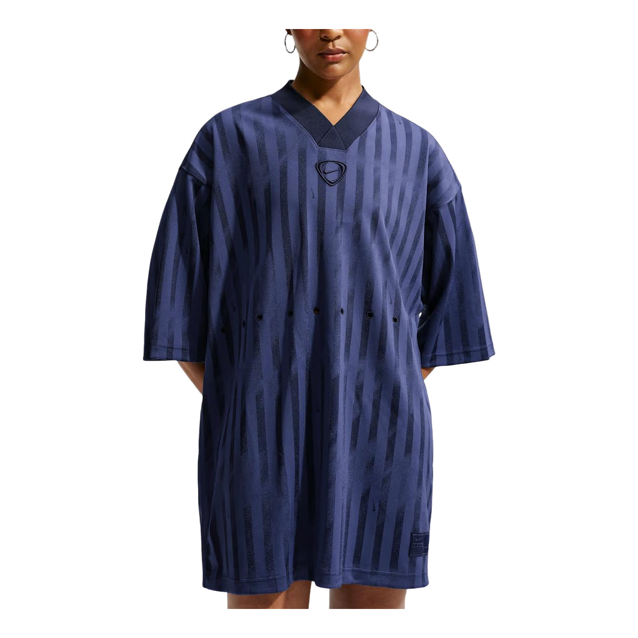 (WMNS) Nike Runway Jersey Dress 'Blackened Blue' IM0293-498