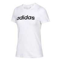 (WMNS) adidas E LIN SLIM T Sports Stylish Short Sleeve White DU0629