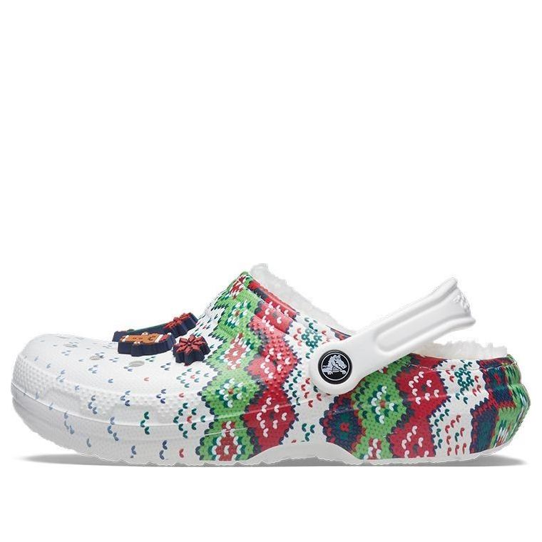 Crocs Classic Wear-Resistant Cozy Sports Unisex White Sandals 207687-94S