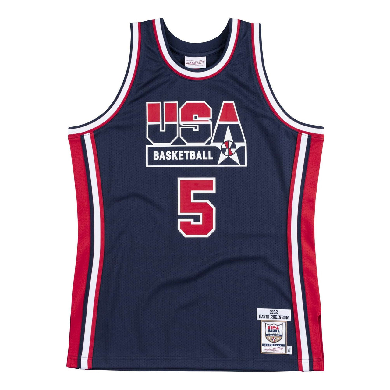 Mitchell & Ness Team USA 1992 Jerseys 'David Robinson 5' AJY4GS18418-USANAVY92DRB