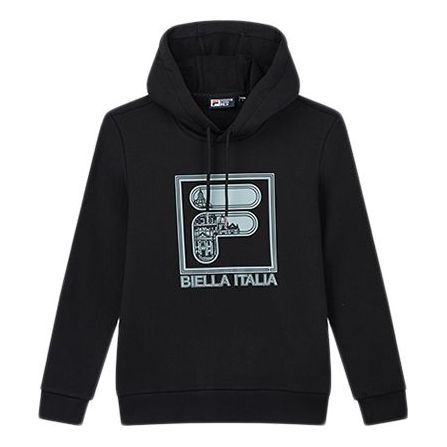 FILA Logo Pattern Printing Drawstring Black F11M018206F-BK