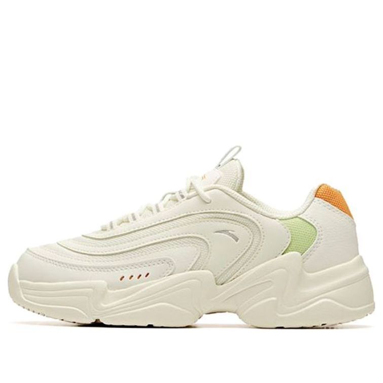 (WMNS) ANTA Life Series Sneakers 'White Orange' 121948823R-2