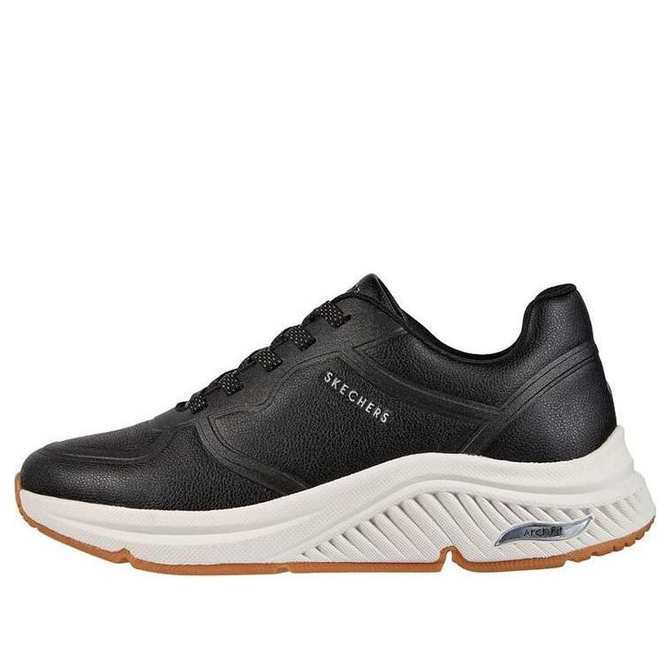(WMNS) Skechers Arch Fit: S-Miles Mile Makers 'Black' 155570-BLK