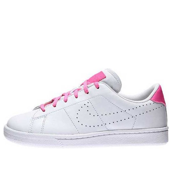 (GS) Nike Tennis Classic Premium 'White Pink Blast' 834151-106