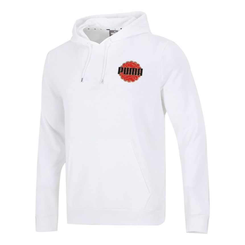 PUMA Logo Printing Solid Color Sports White 532913-02