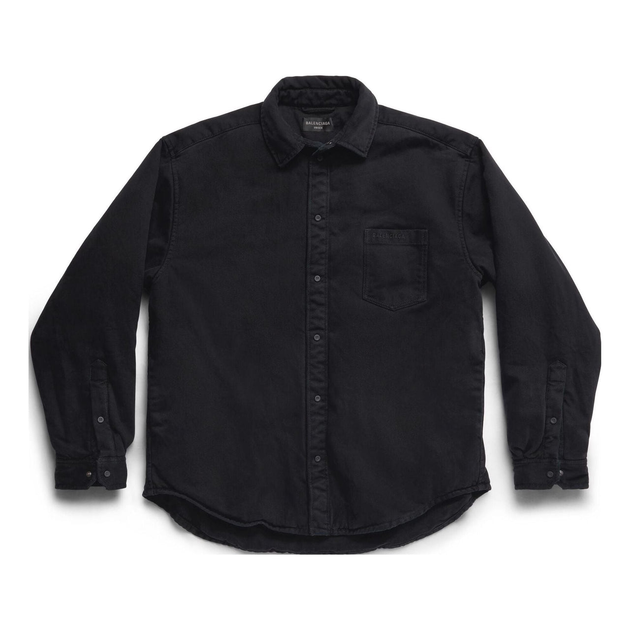 Balenciaga Balenciaga Padded Shirt Large Fit 'Black' 719305TNW111700