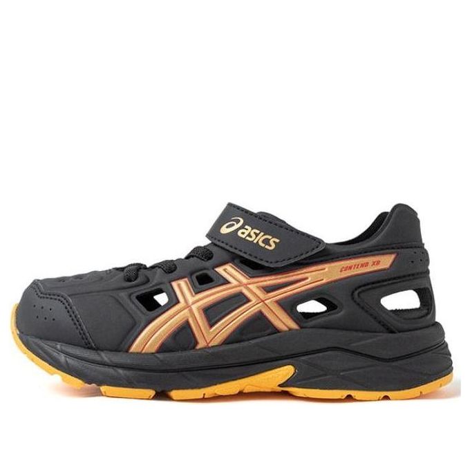 (PS) ASICS Air Hollow Sandals 'Black Orange' 1014A305-001