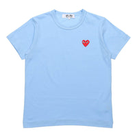 (WMNS) COMME des GARCONS PLAY Small Logo Tee 'Blue' AZ-T271-051-1