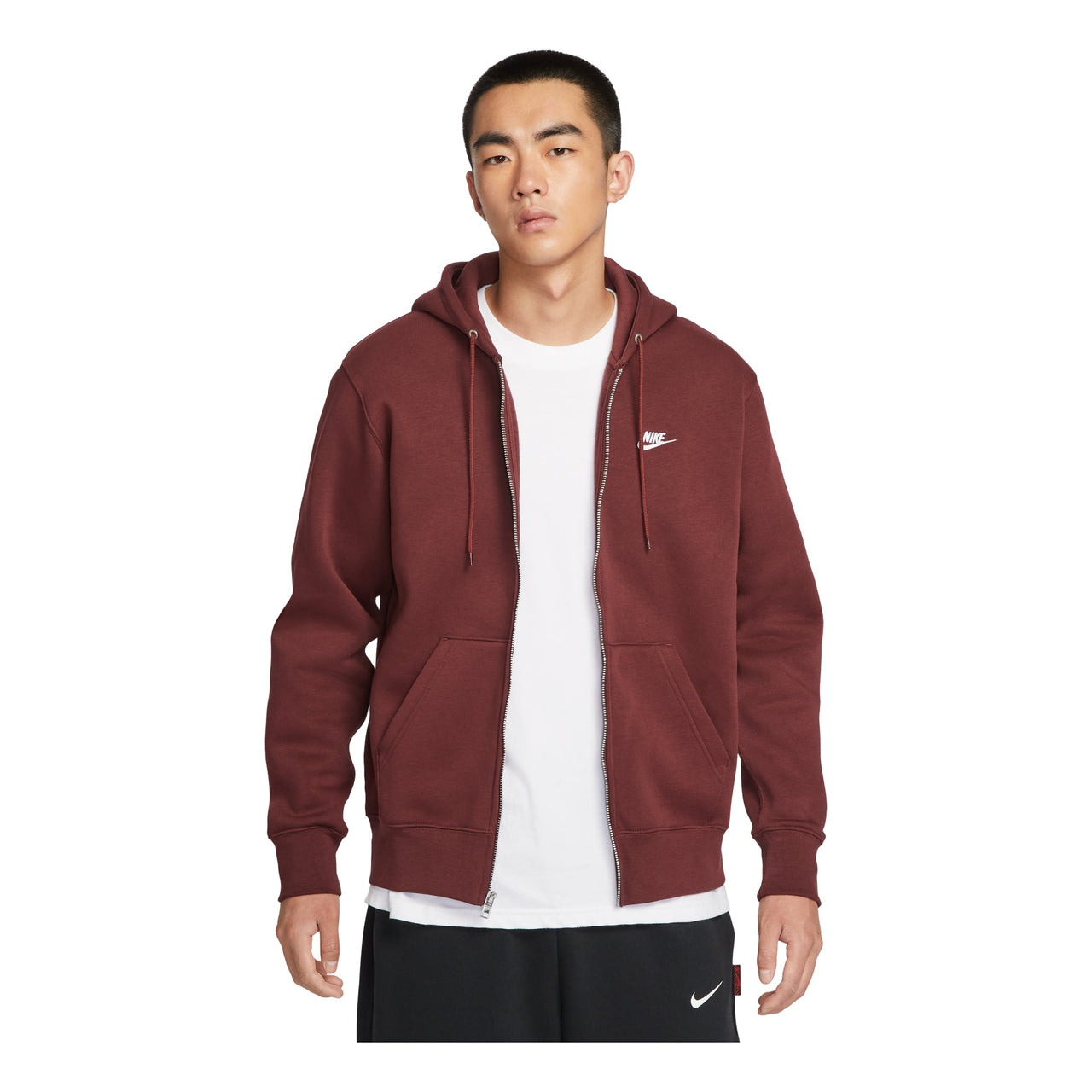Nike Club Fleece Hoodie 'Deep Team Red' FN3862-619
