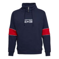 Converse All Star Funnel Neck Quarter Zip Crew Sweatshirt 'Navy' 10018299-A01
