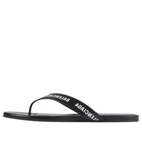 (WMNS) Balenciaga Round Printing Calfskin Sandals Black 613845WBAE11090