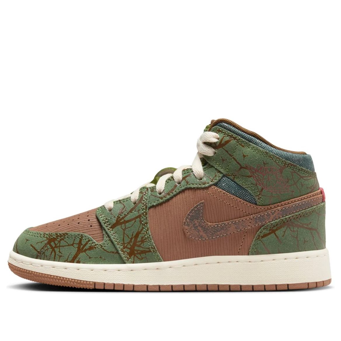 (GS) Air Jordan 1 Mid 'Treeline' FQ8101-200
