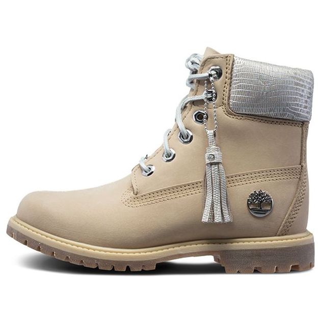 (WMNS) Timberland Heritage 6-Inch Waterproof Leather Boots 'Light Pink Nubuck' A1UX2