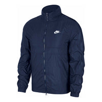 Nike Sportswear Stand-up Collar Jacket Male Blue CU4310-410