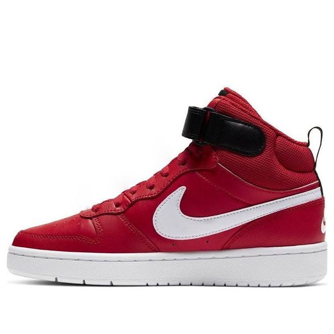 (GS) Nike Court Borough Mid 2 Sneakers Red/White CD7782-600
