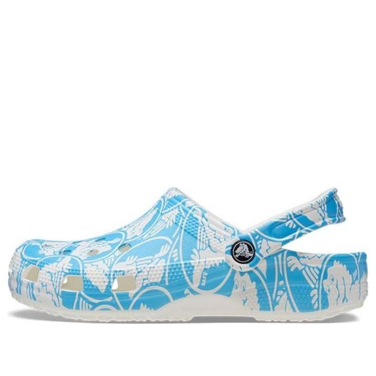 Crocs Classic Duke Print Clogs 'Blue White' 210003-4OX