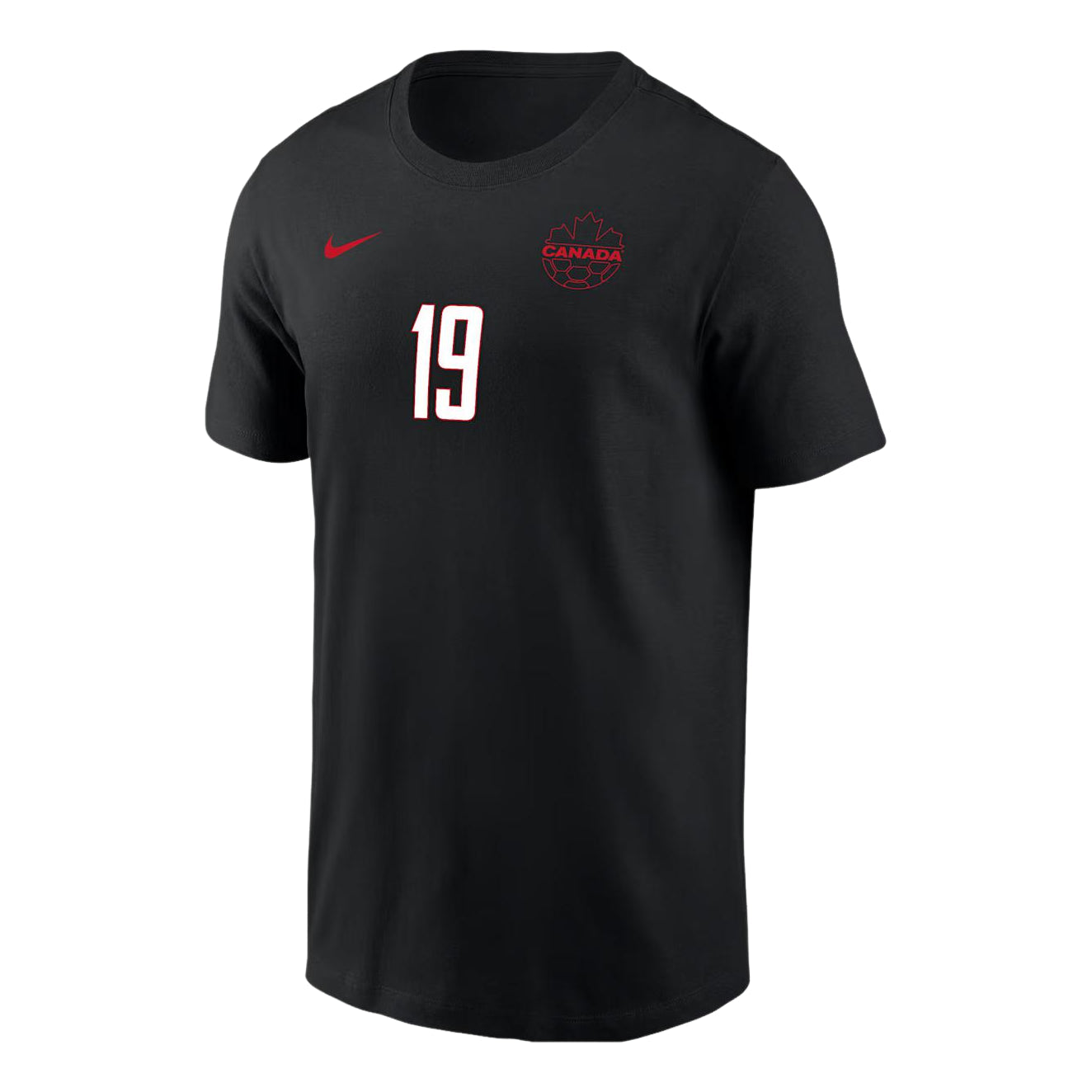 Nike Alphonso Davies Team Canada T-Shirt 'Black' M11332P378CAAD-BLK