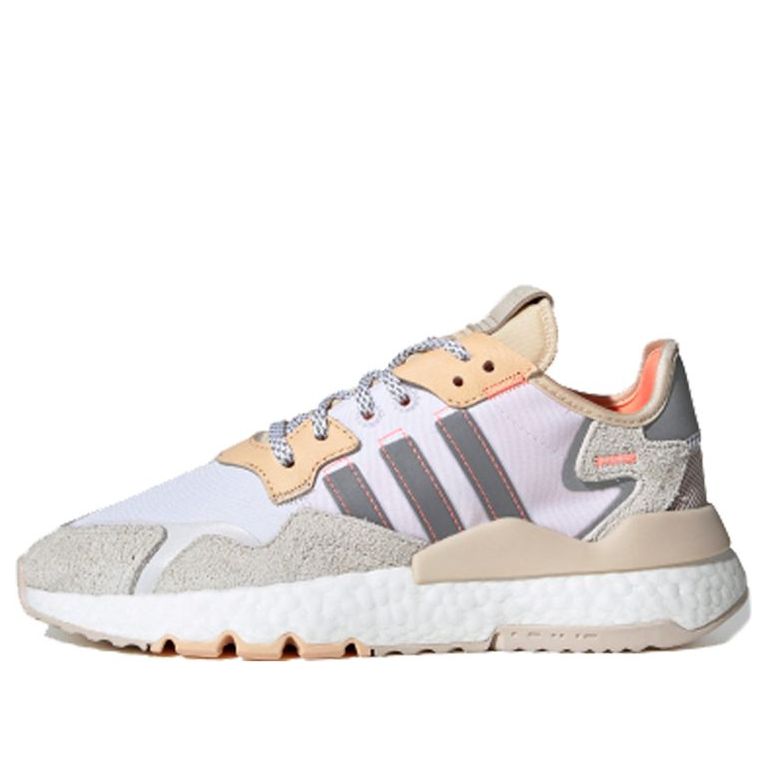 (WMNS) adidas Nite Jogger 'White Glow Orange' EF5426