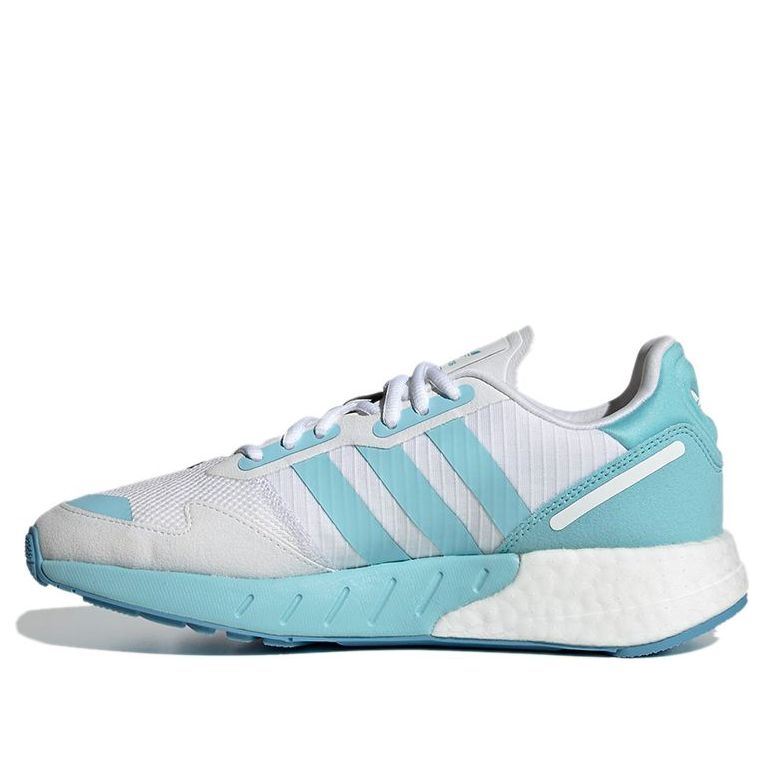 (WMNS) adidas ZX 1K Boost 'Bold Logo Graphic - Hazy Sky' FX6864