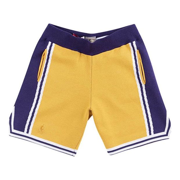 Mitchell & Ness x NBA x Clot Shorts 'Yellow' 18055-LALLTGD96