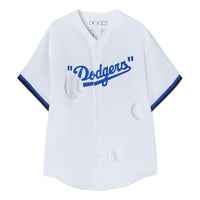Off-White  x New Era x MLB Tripartite Crossover T-Shirt 'White Blue' OMGA207G21FAB0056145