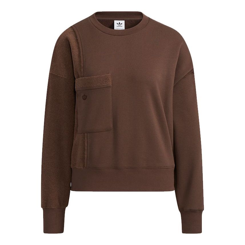 (WMNS) adidas originals Co Crew 'Brown' HC0306