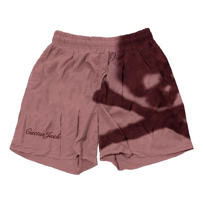 Travis Scott Cactus Jack For Mastermind Skull Shorts 'Washed Red' CJFN-SS26