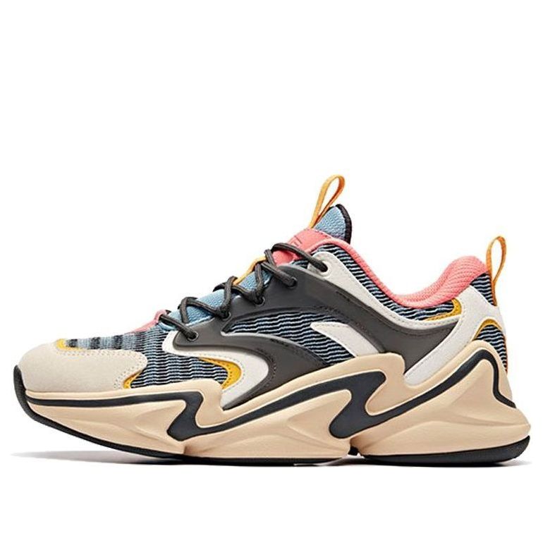 (WMNS) ANTA Running Series Sneakers 'Rice Black Green' 12918881-3