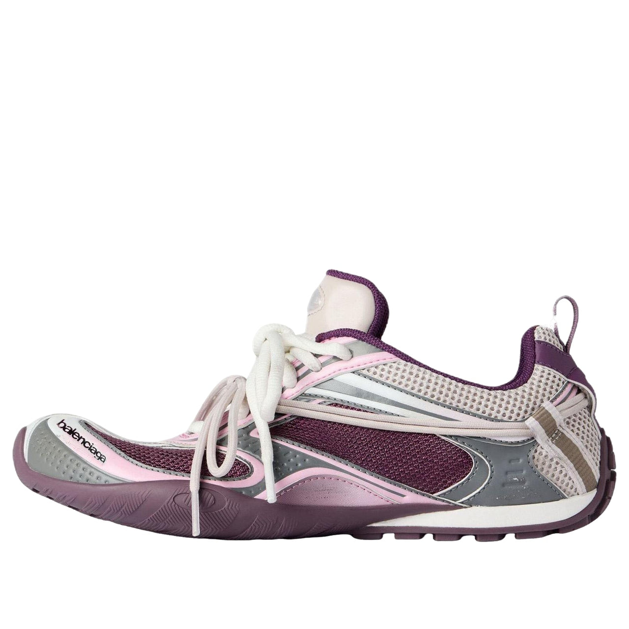 (WMNS) Balenciaga Radar Gradient Lines Sneaker 'Purple Grey Pink White' 865704WSTGL5159