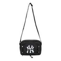 MLB String New York Yankees Logo Messenger Bag Black 32BGD4011-50L