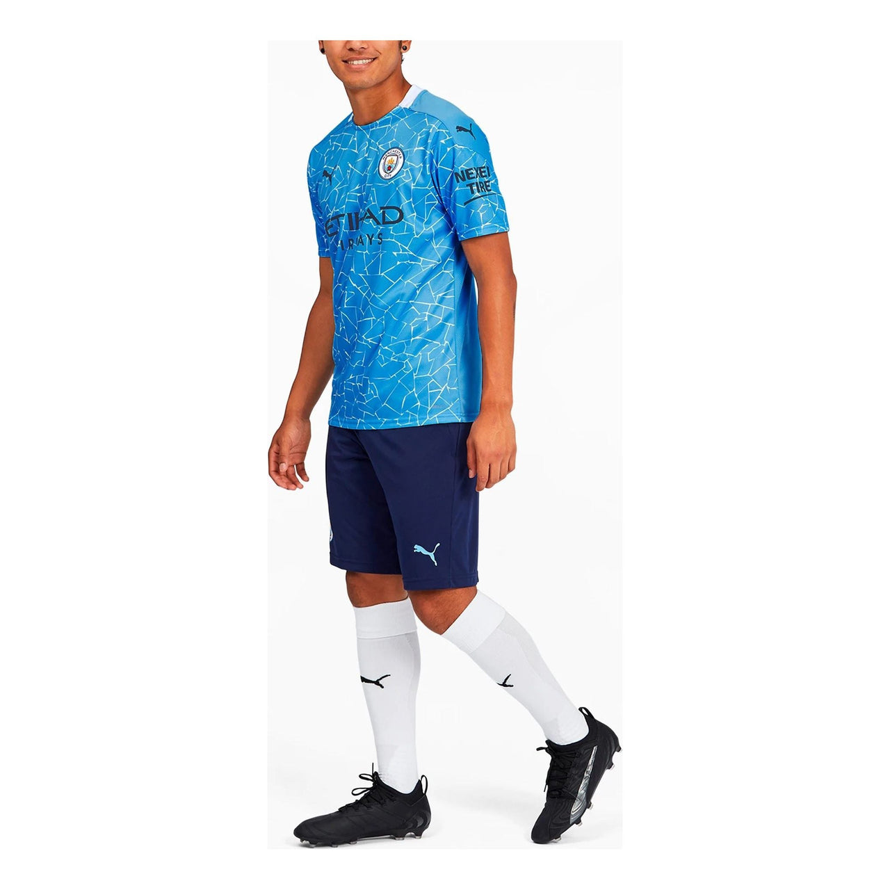 PUMA Manchester City 20/21 Fan Edition Home Jersey 'Sky Blue' 757058-01