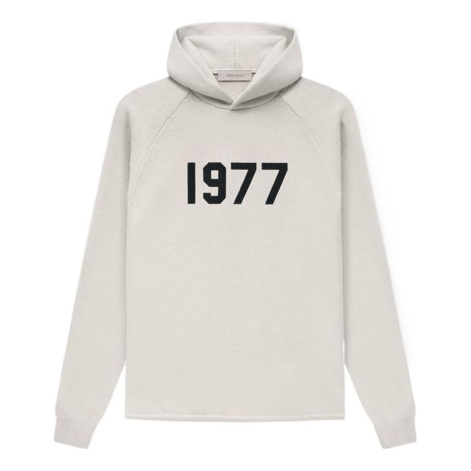 هودي "Wheat" من Fear of God Essentials SS22 Knit 1977 من عام 1977 FOG-SS22-011
