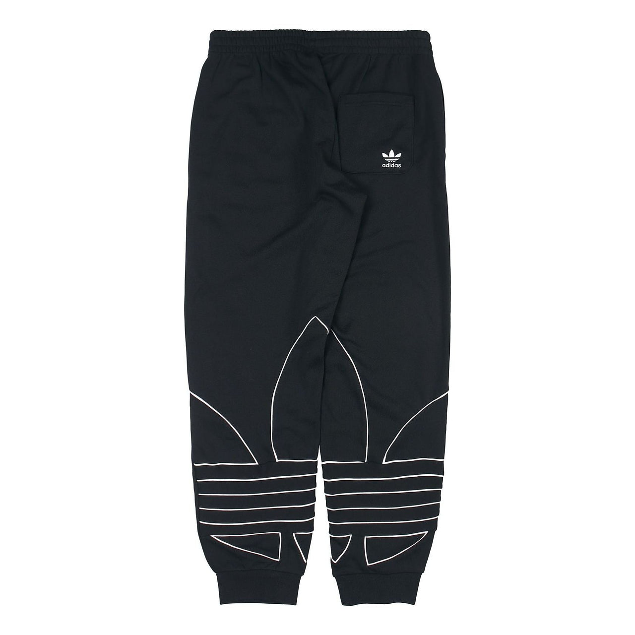 adidas originals B Trf Out Swtpt logo Printing Casual Knit Bundle Feet Sports Pants Black GF0223