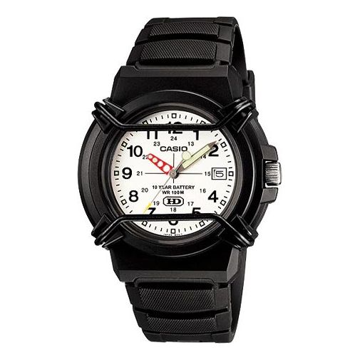 CASIO YOUTH Series Resin Quartz Waterproof Mens Black Analog HDA-600B-7BV