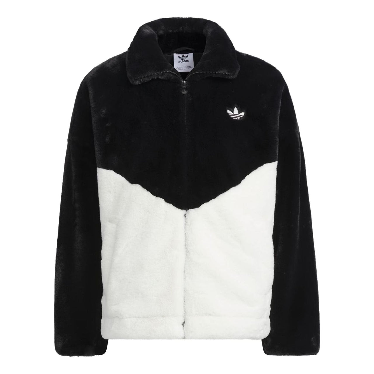 adidas Originals Furry Jackets 'Black White' IN0981