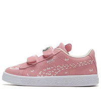 (PS) PUMA Suede Monster Family V Sport Shoes Pink 371098-02